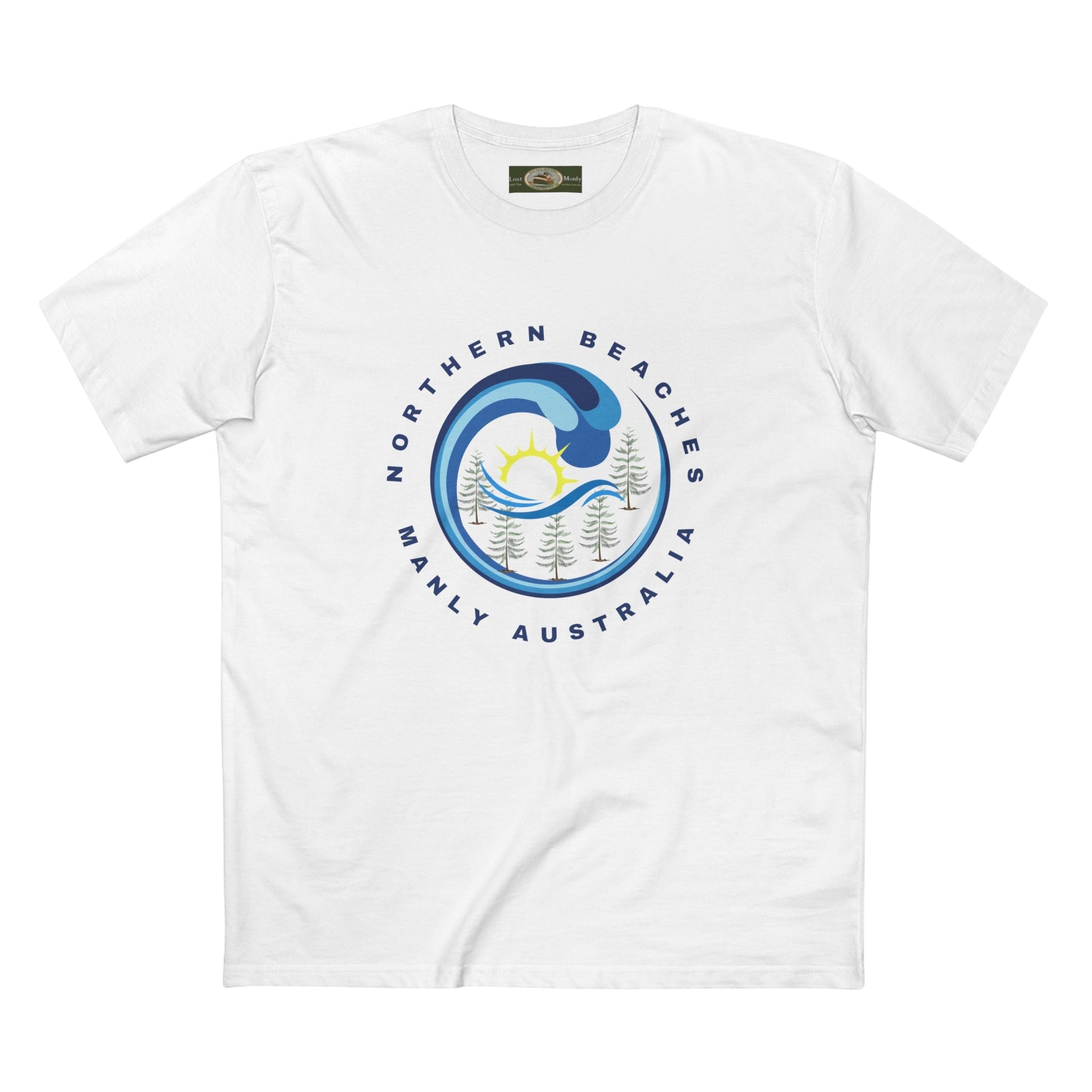 Manly Northern Beaches Sydney Australia Printed Logo T-Shirt Printify
