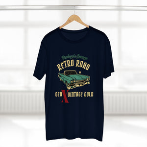 Gen X Vintage Gold Graphic Tee - Nostalgic Gen X T-Shirt, Vintage Style Tee, Gift for Generation X, Casual Wear, Retro Shirt 