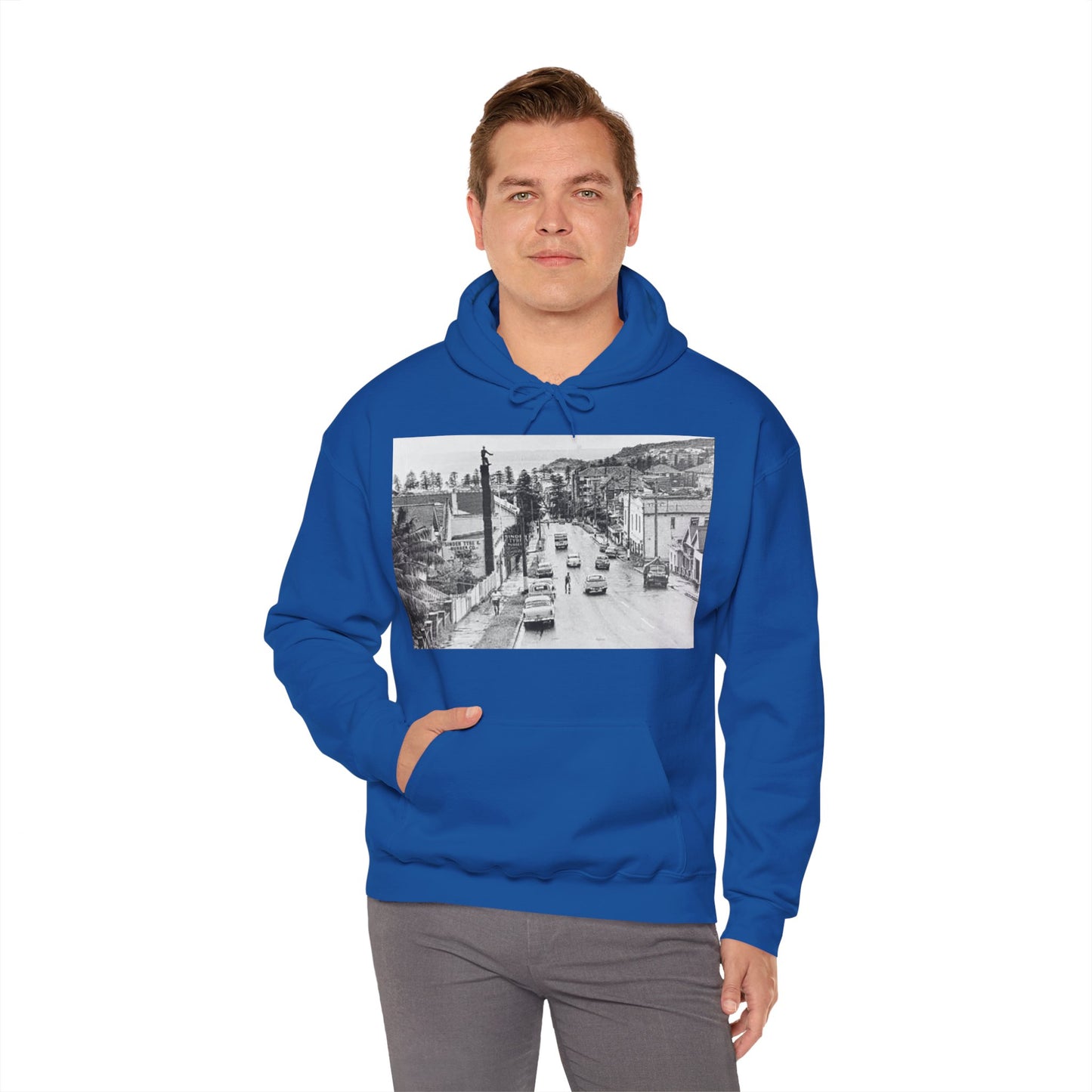 Lost Manly Custom Designed Vintage Print Hoodies - Front, Back or Both!