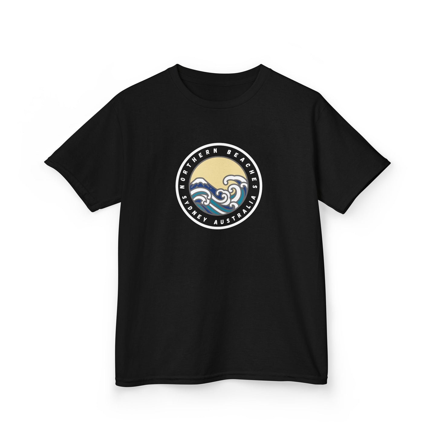Ocean Wave Kids Cotton Tee – Northern Beaches logo