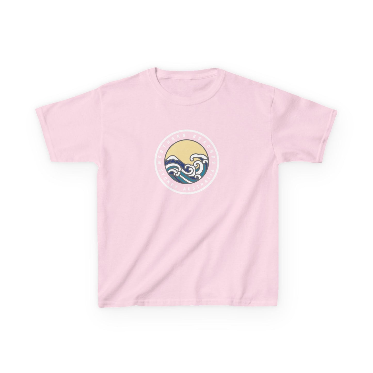Ocean Wave Kids Cotton Tee – Northern Beaches logo