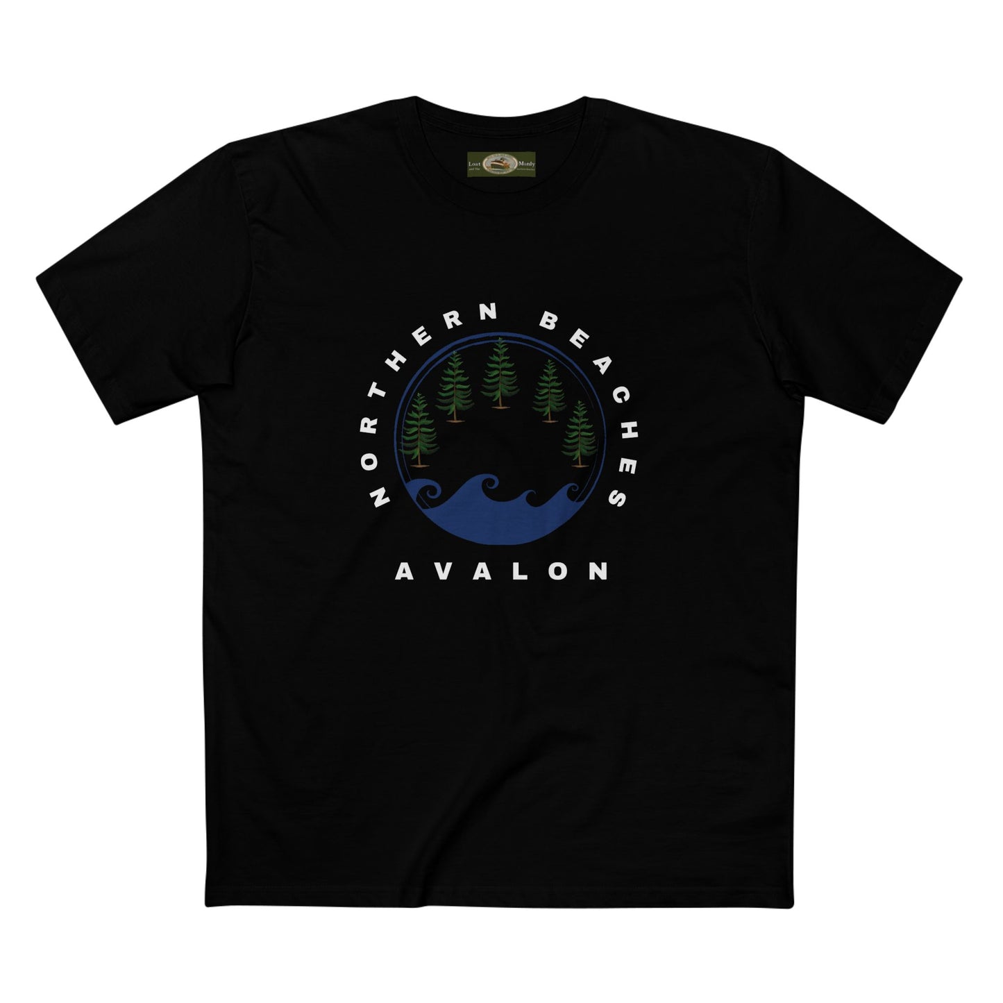 Lost Manly original Avalon Custom Logo edition T-Shirt - Lost Manly Shop