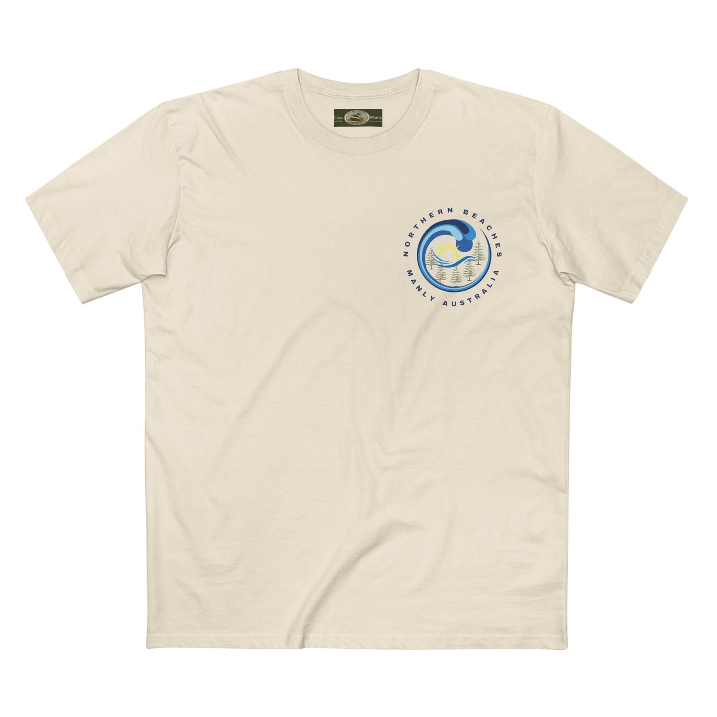 Northern Beaches Manly Australia logo AS Colour Adult Cotton Tee 