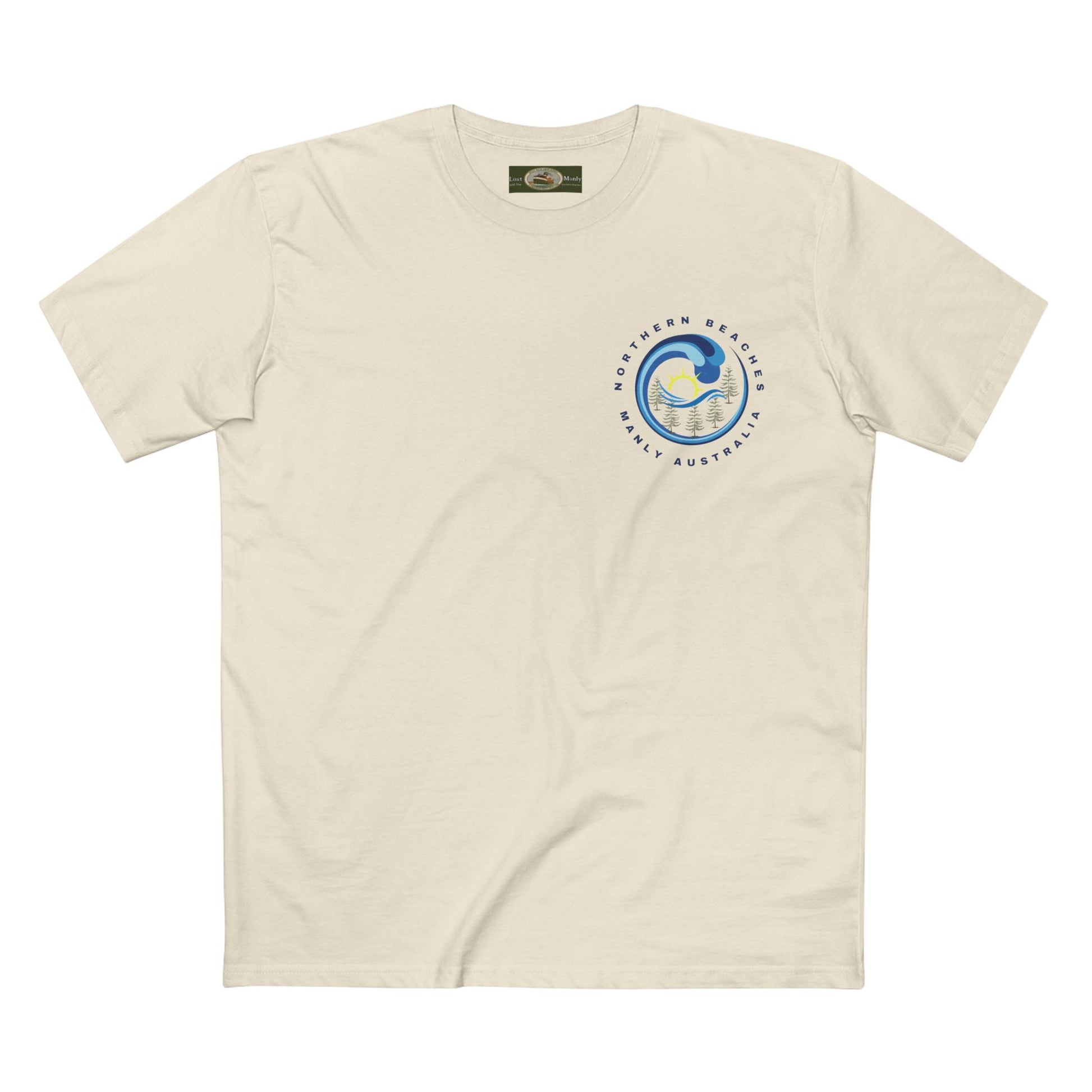 Northern Beaches Manly Australia logo AS Colour Adult Cotton Tee 