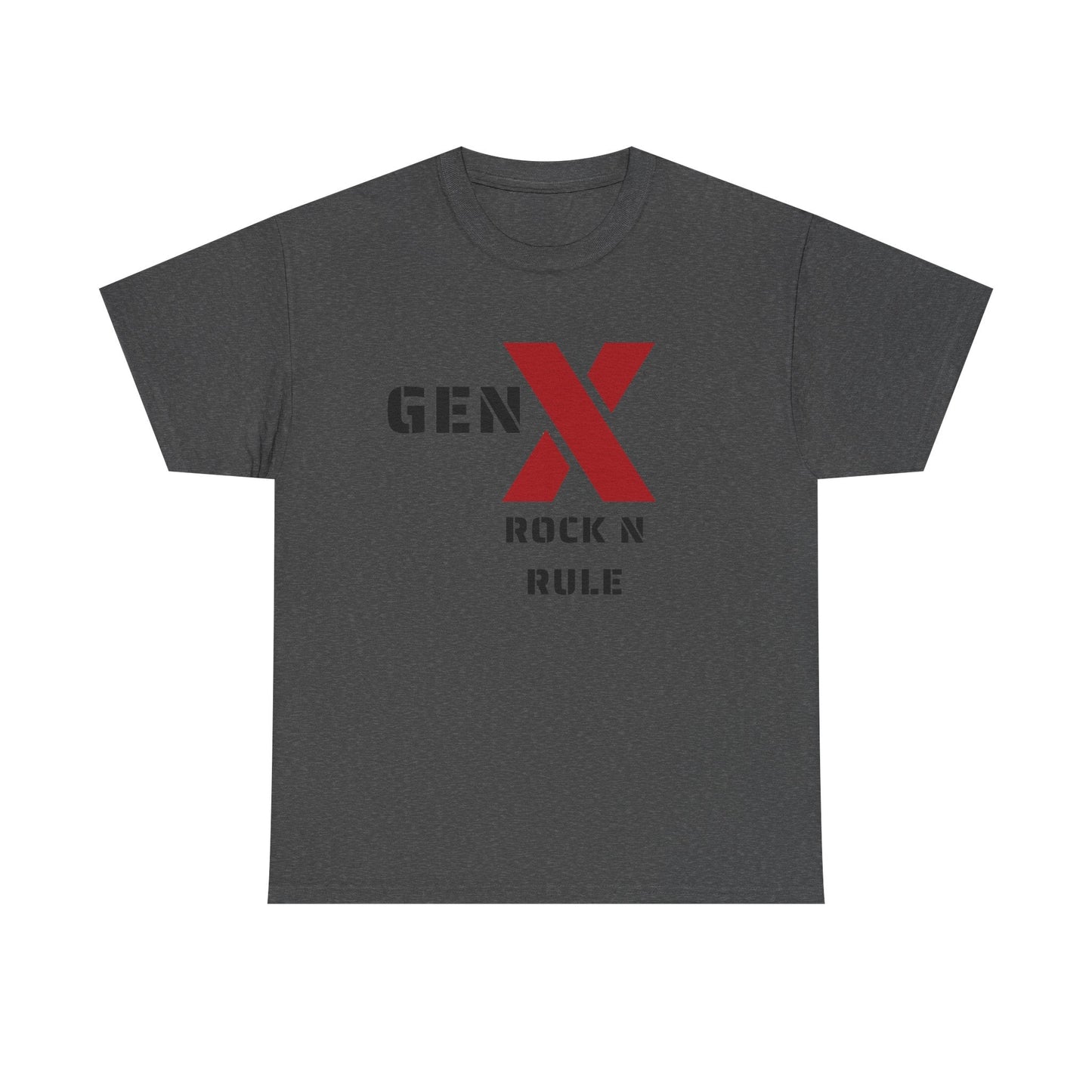 Gen X Rock N Rule Unisex Tee - Vintage Style Music T-Shirt, Casual Wear, Gift for Gen X, Music Lovers, Nostalgia Apparel 