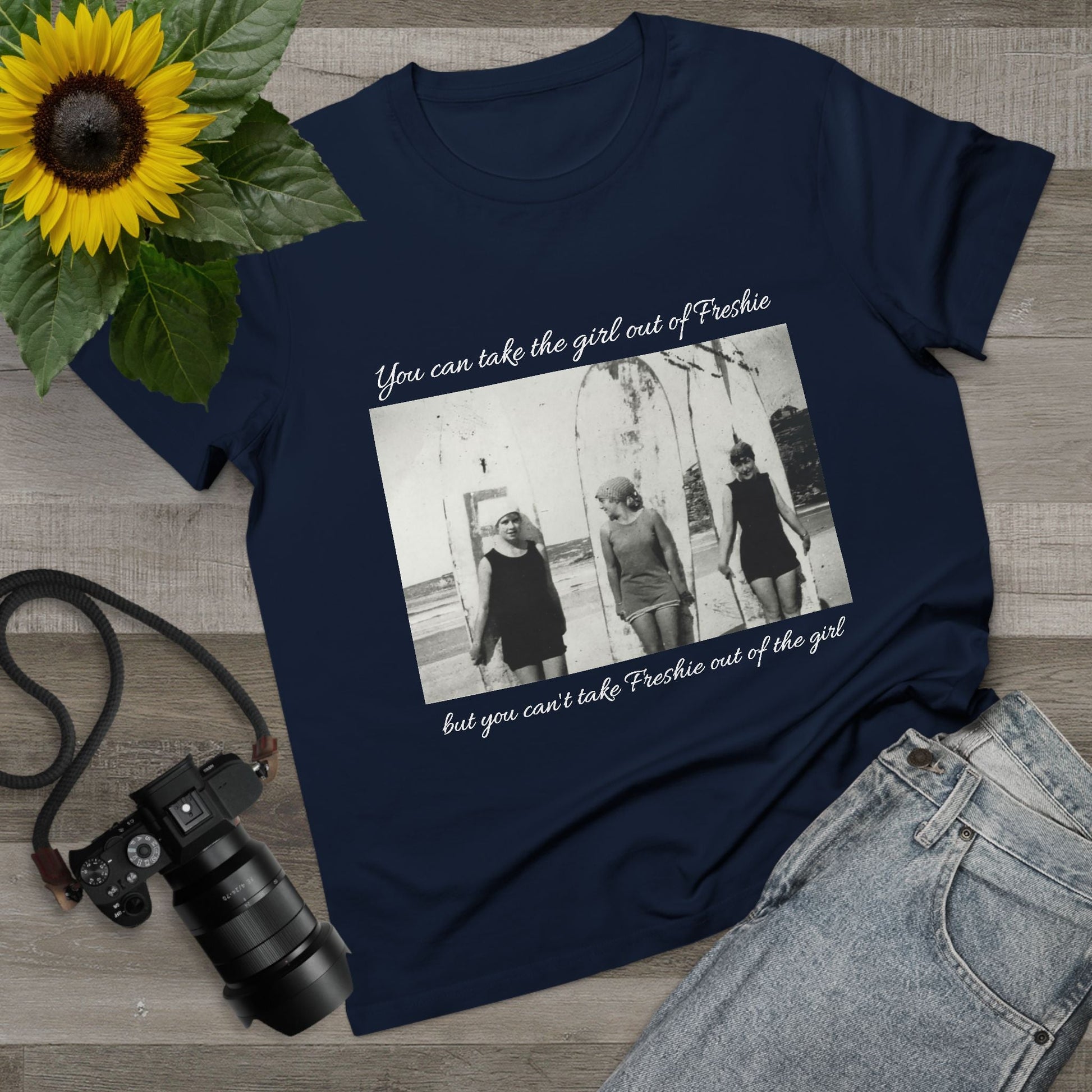 Vintage Women’s Maple Tee - ‘You Can Take the Girl Out of Freshie’ Graphic T-Shirt 