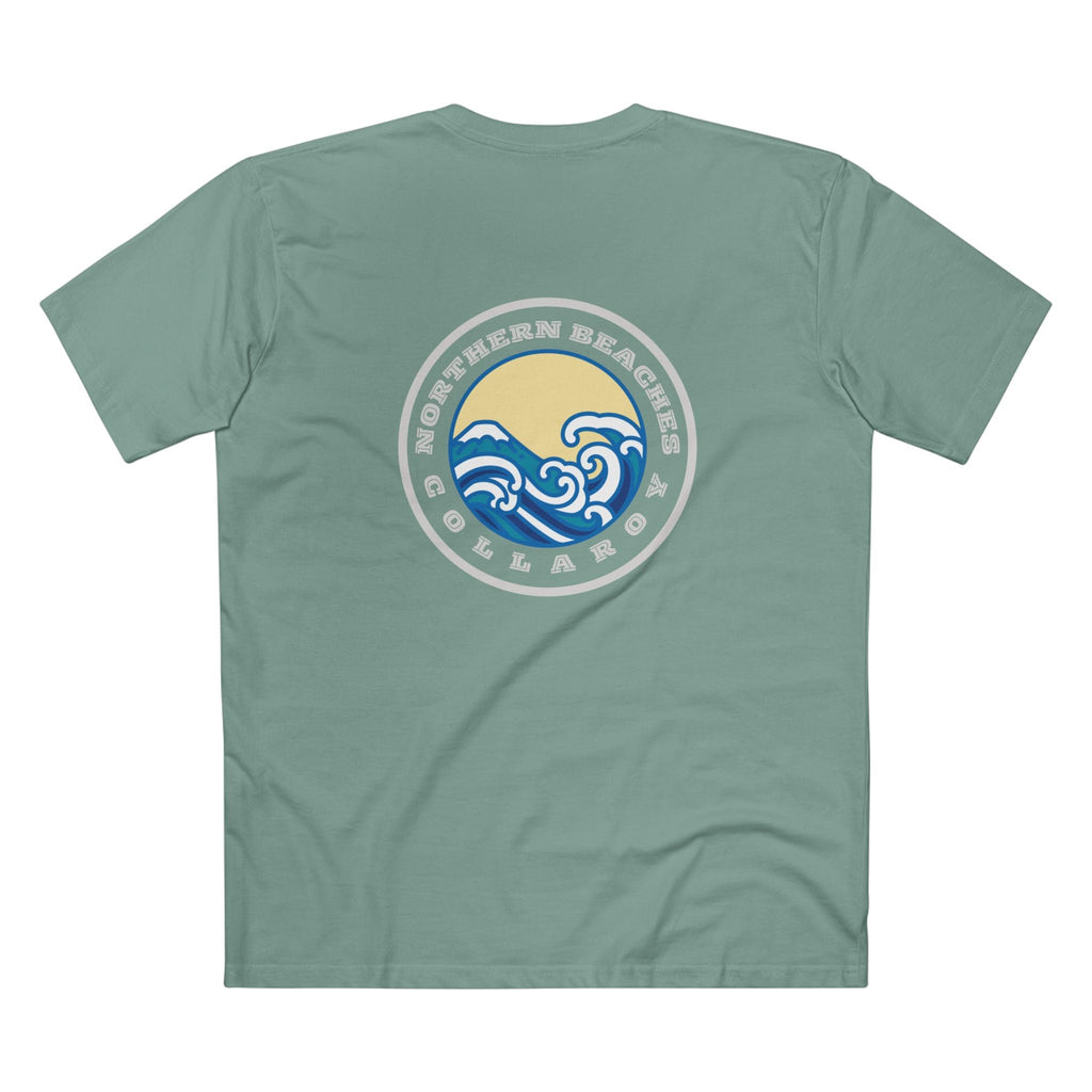 T-Shirt with free Canva custom logo printed front and back Bondi/Collaroy 