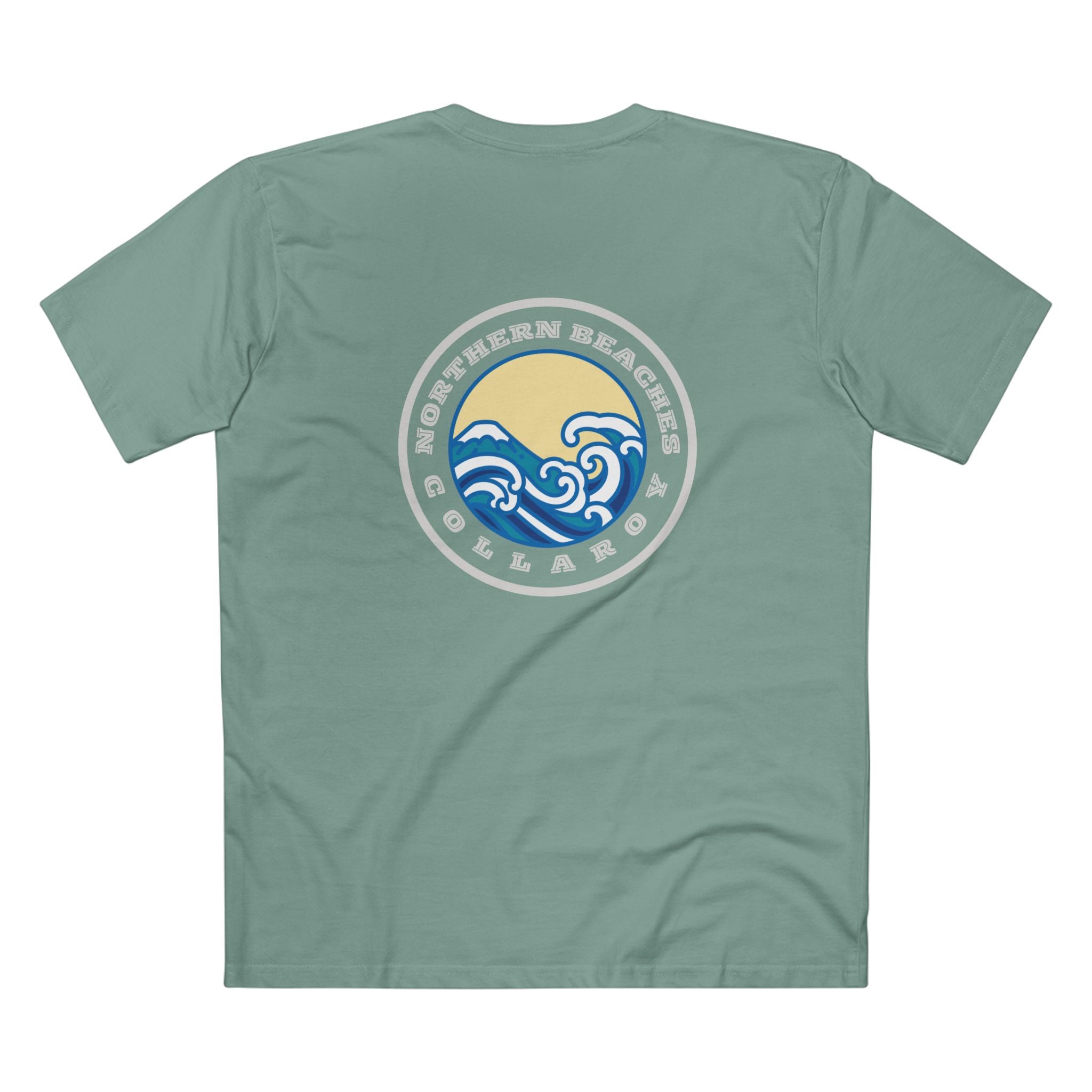 T-Shirt with free Canva custom logo printed front and back Bondi/Collaroy 