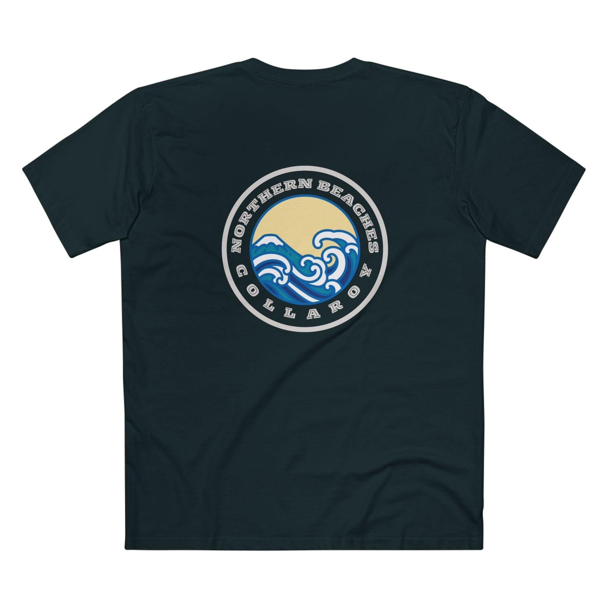 T-Shirt with free Canva custom logo printed front and back Bondi/Collaroy 