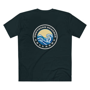 T-Shirt with free Canva custom logo printed front and back Bondi/Collaroy 