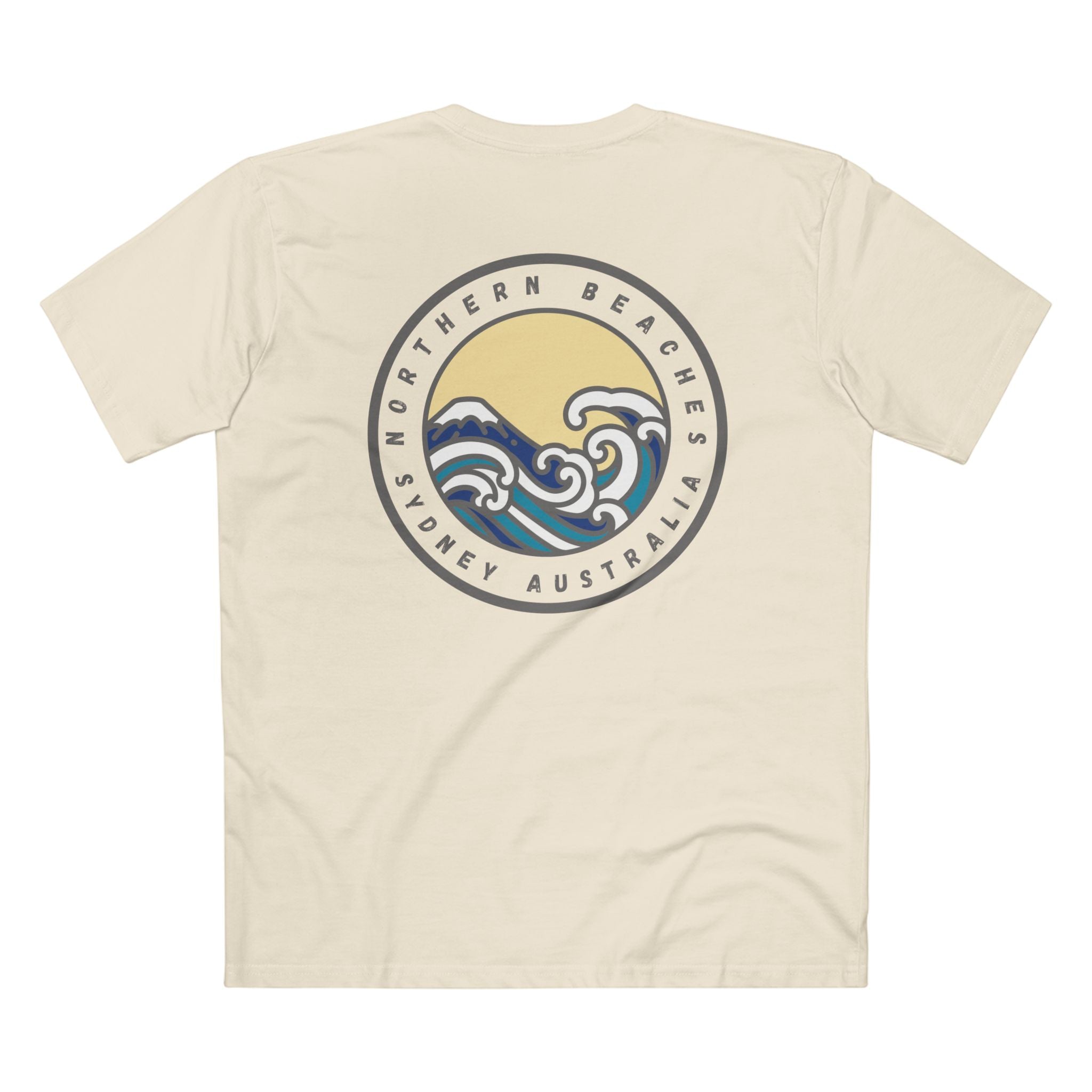 Northern Beaches front/back Logo Adult T-Shirt 