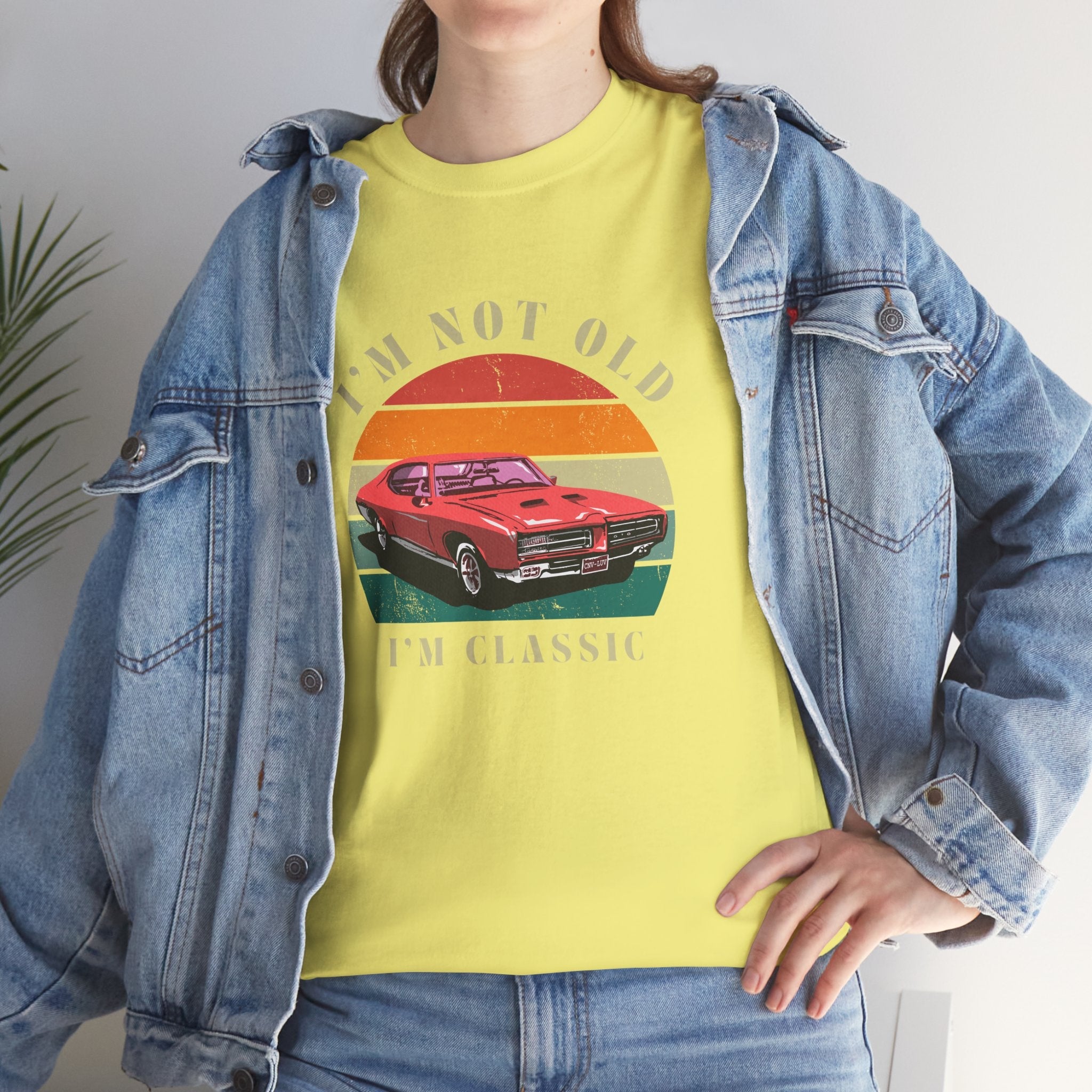 Vintage Car Lover Tee - I'm Not Old I'm Classic T-Shirt 