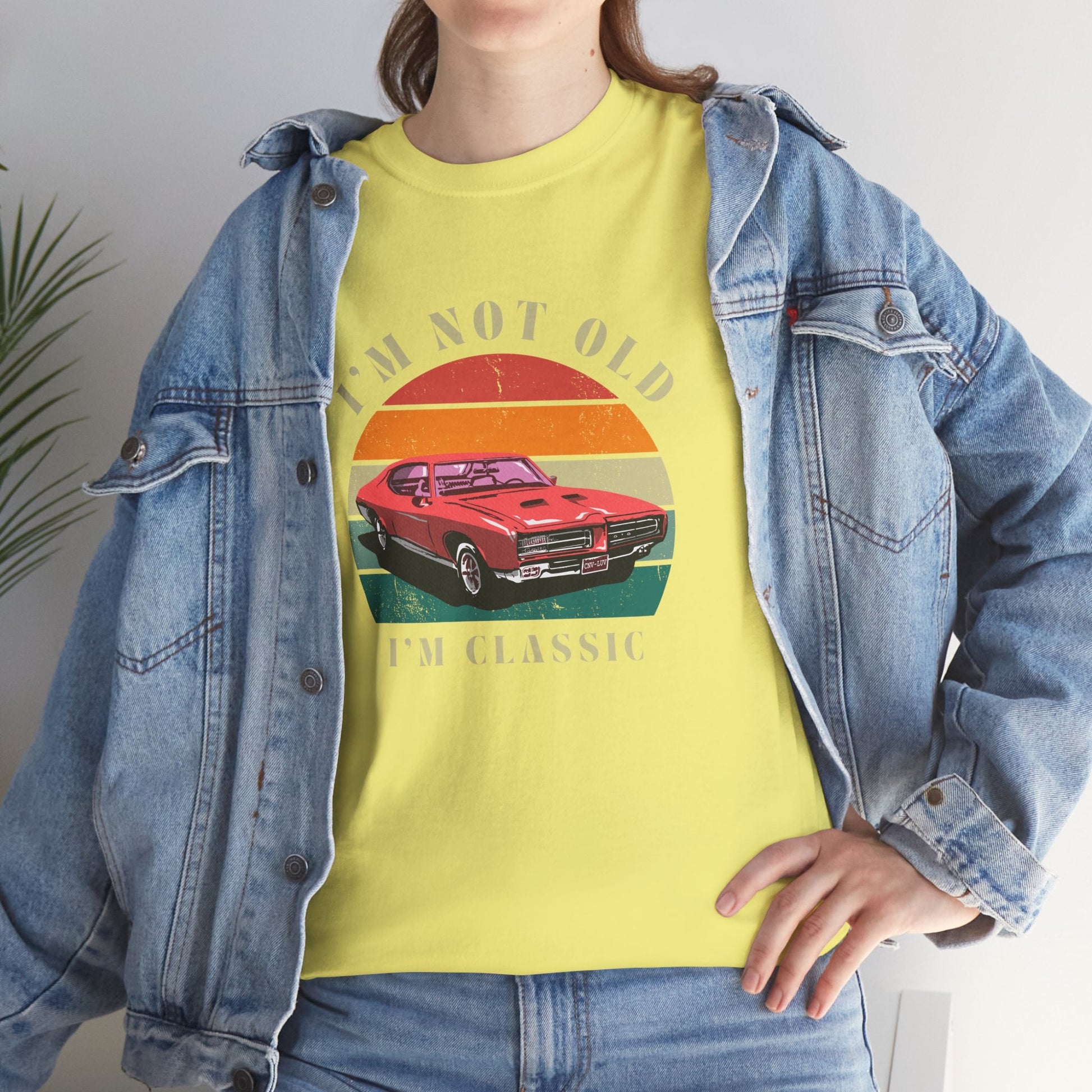 Vintage Car Lover Tee - I'm Not Old I'm Classic T-Shirt 