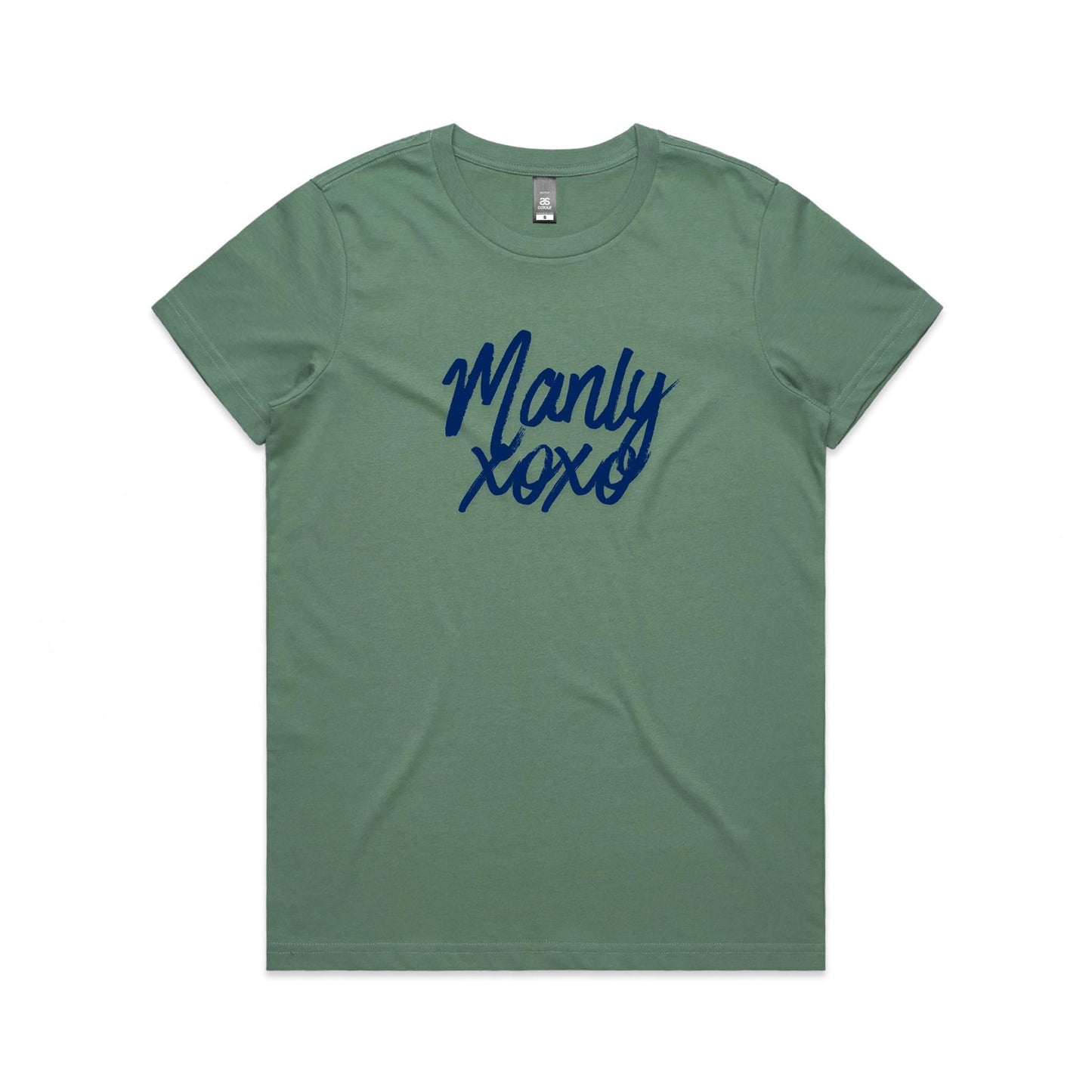 Lost Manly Manly xoxo Custom Logo Manly xoxo Edition AS Colour Women's Maple Tee