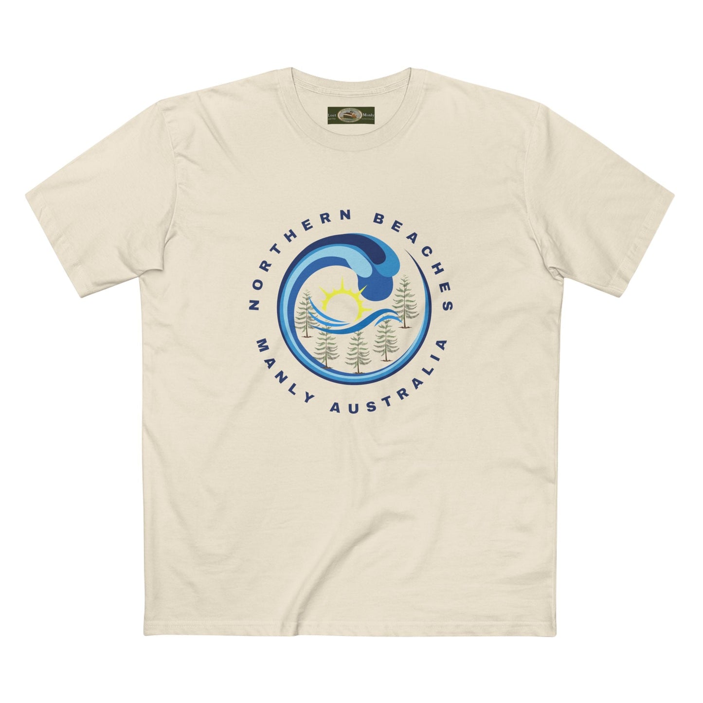 Manly Northern Beaches Sydney Australia Printed Logo T-Shirt Printify