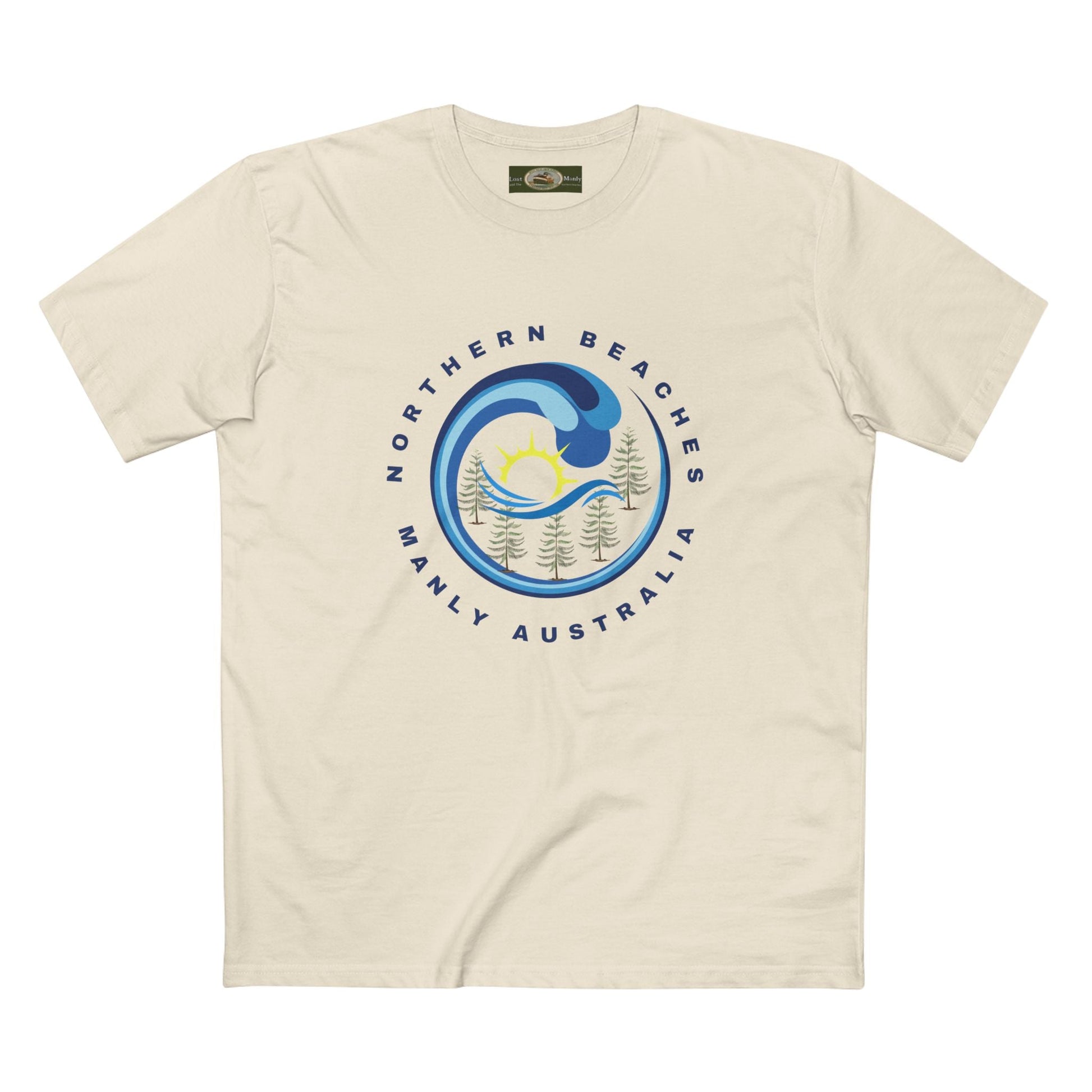 Manly Northern Beaches Sydney Australia Printed Logo T-Shirt Printify