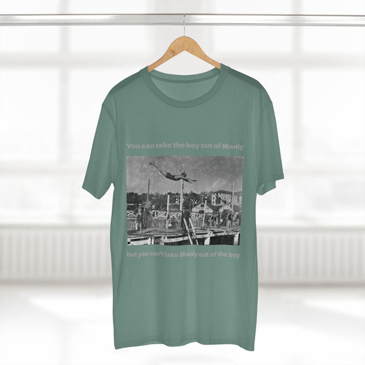 Graphic Tee - Manly Vintage Style T-Shirt 