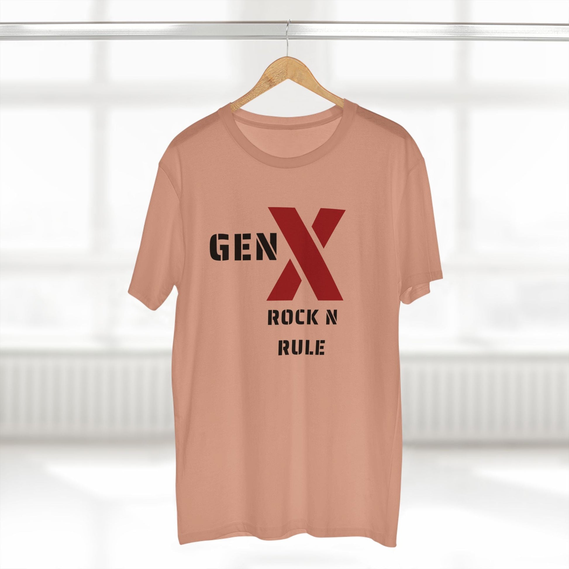 Gen X Rock n Rule Graphic Tee - Nostalgic Gen X T-Shirt, Vintage Style Tee, Gift for Generation X, Casual Wear, Retro Shirt 