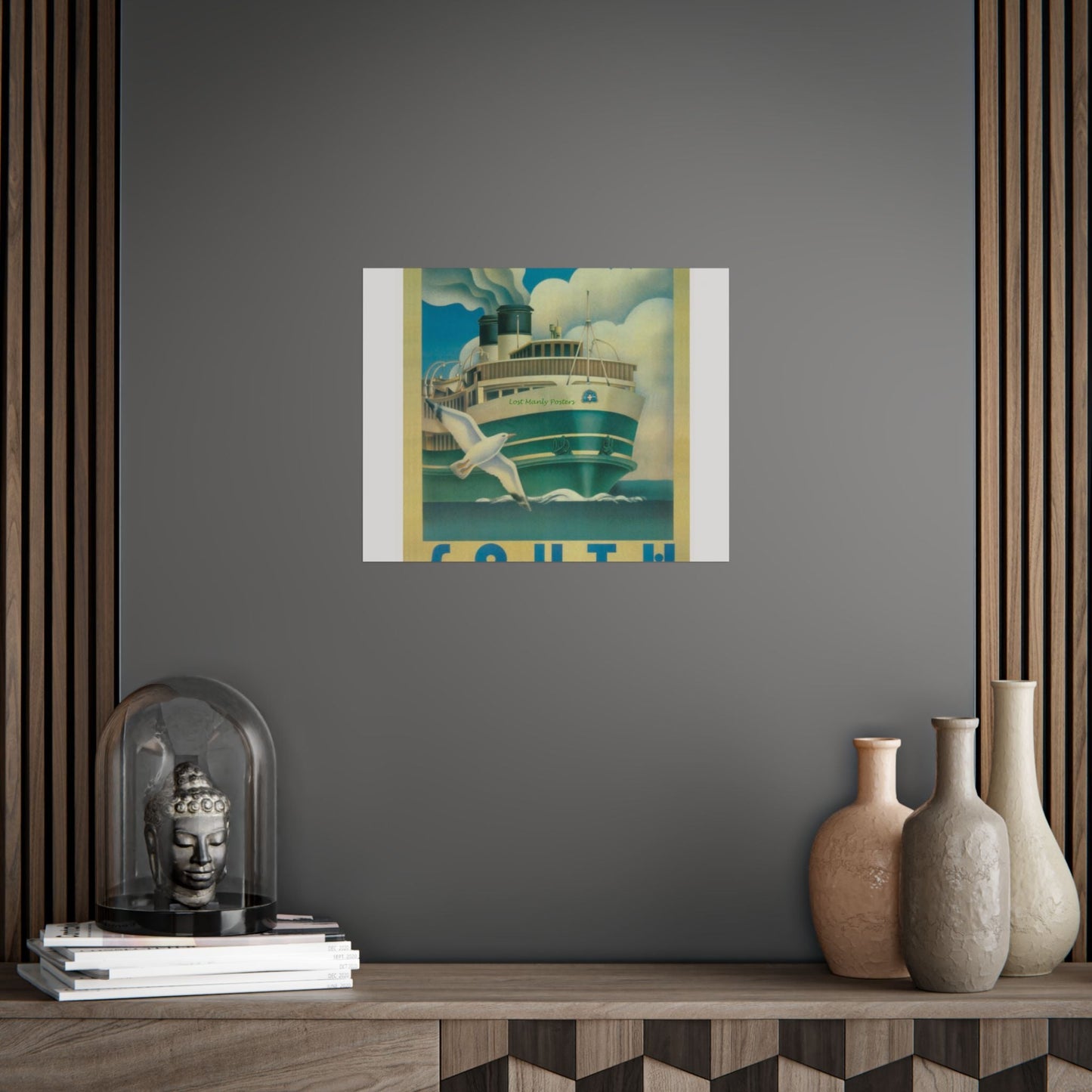 Custom Order your Lost Manly Poster - Nautical Wall Art, Coastal Decor, Beach House Print, Gift for Sailors, Age Spots Included 