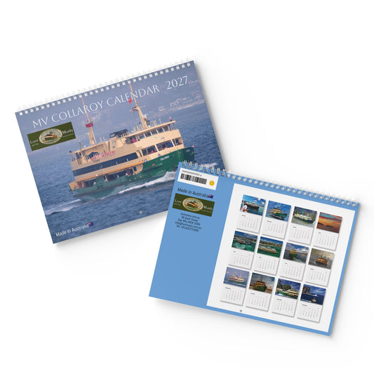 Lost Manly MV Collaroy Wall Calendar 2027