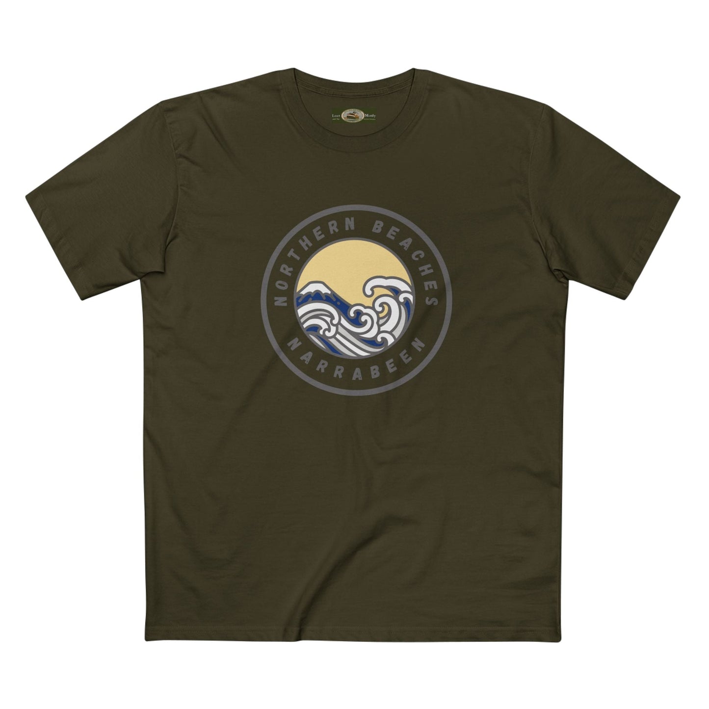 Narrabeen Northern Beaches Sydney Australia Printed Logo T-Shirt Printify