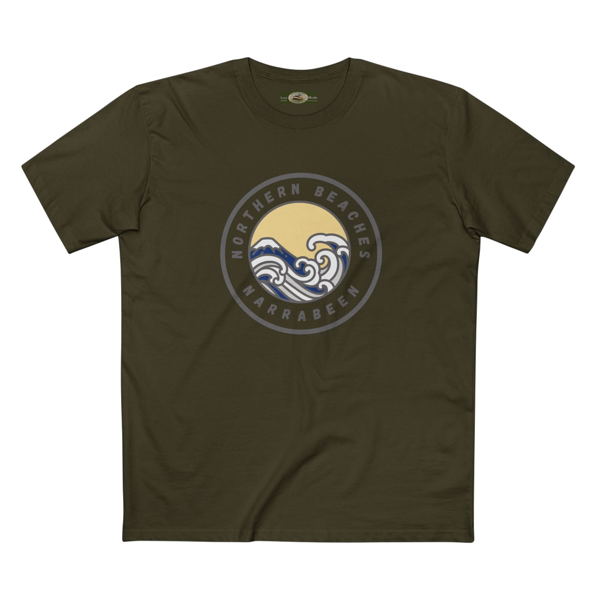 Narrabeen Northern Beaches Sydney Australia Printed Logo T-Shirt Printify