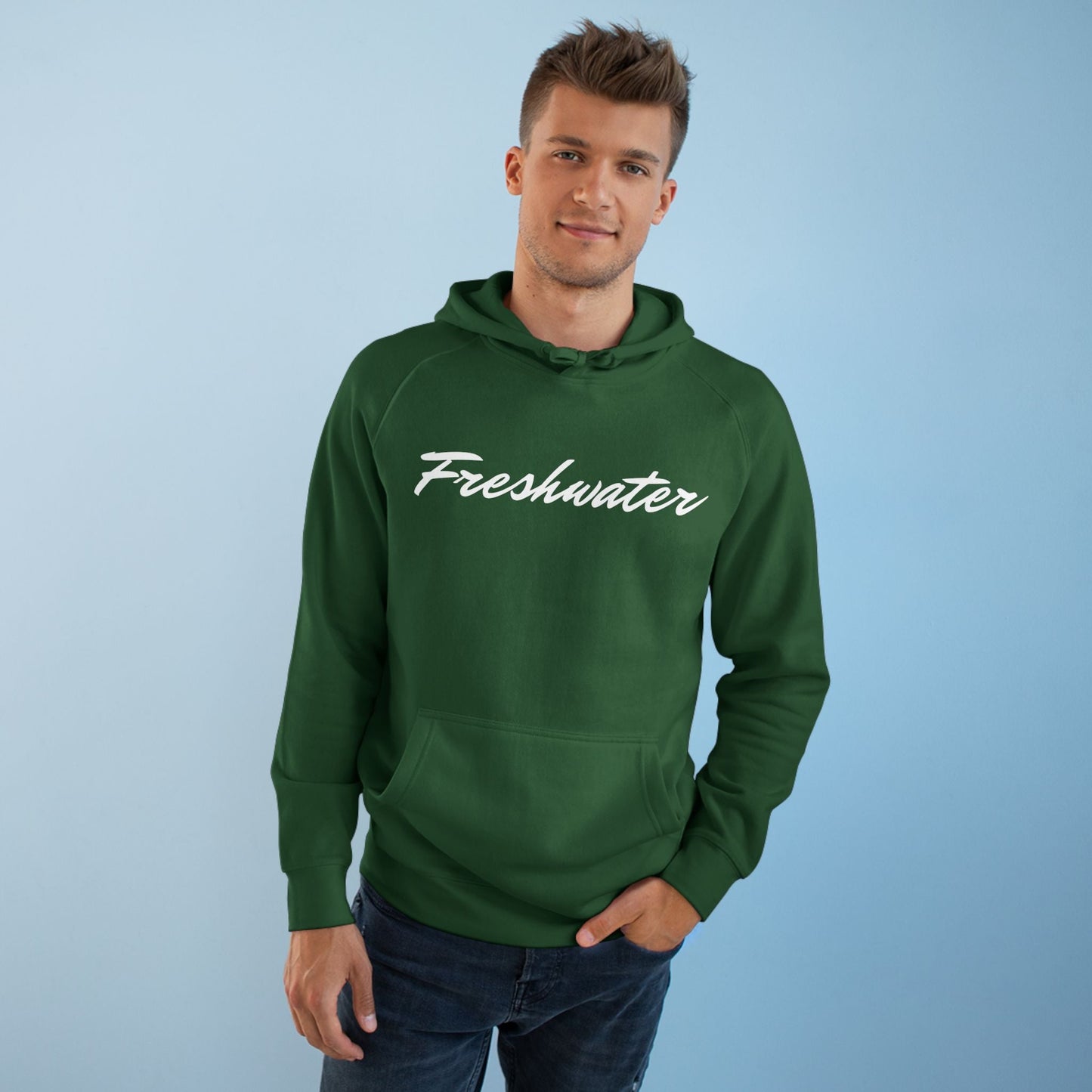 Freshwater Custom Logo Unisex Hoodie 