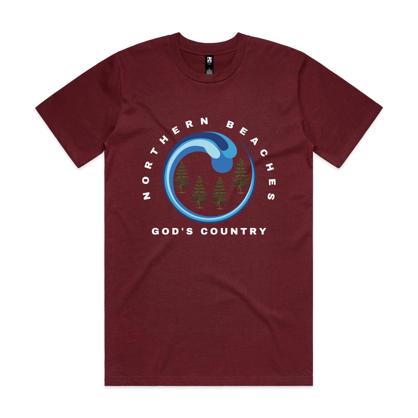 Lost Manly custom logo God's Country edition AS Colour - Classic Tee - Lost Manly Shop
