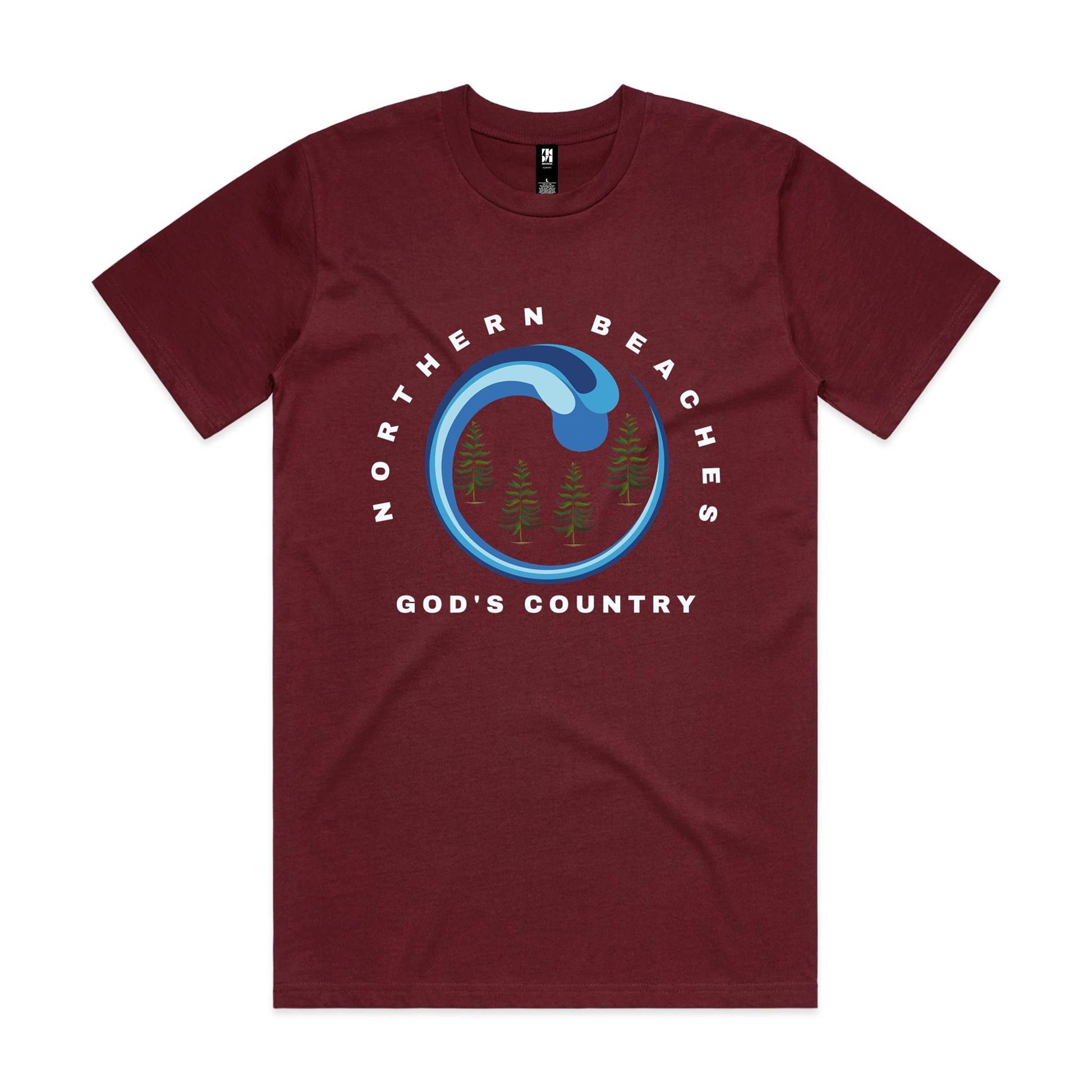 Lost Manly custom logo God's Country edition AS Colour - Classic Tee - Lost Manly Shop