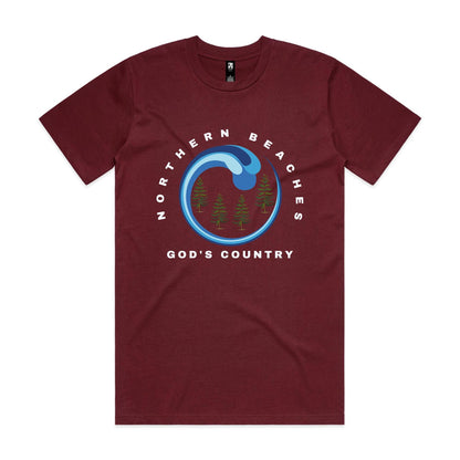 Lost Manly custom logo God's Country edition AS Colour - Classic Tee - Lost Manly Shop