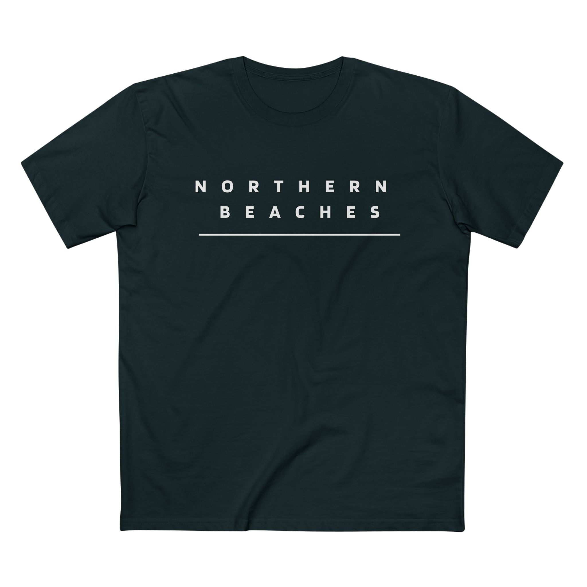 Northern Beaches custom Logo front/back Design Adult T-Shirt 