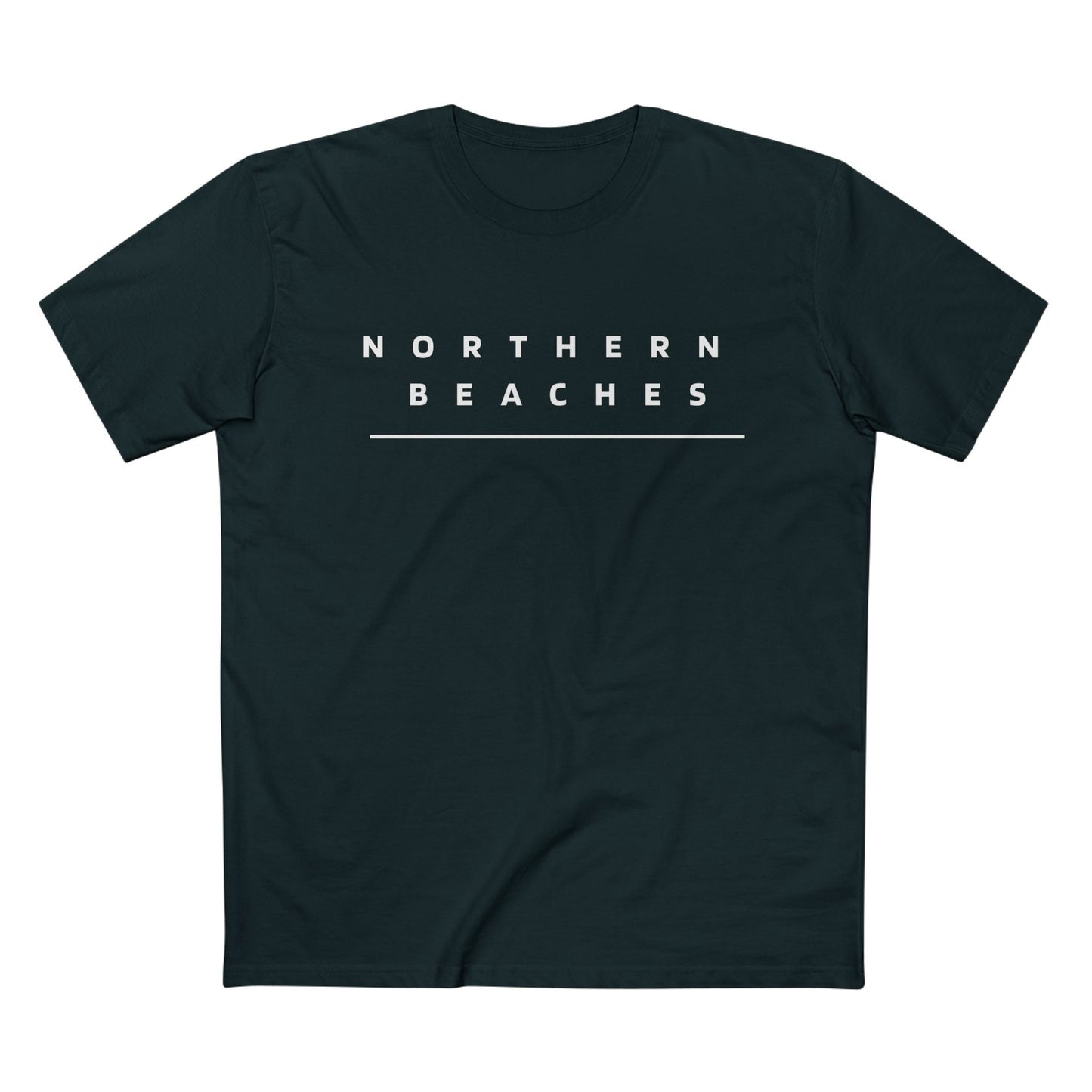 Northern Beaches custom Logo front/back Design Adult T-Shirt 
