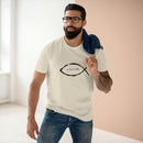 Christian Fish Acronym Adult Tee Printify