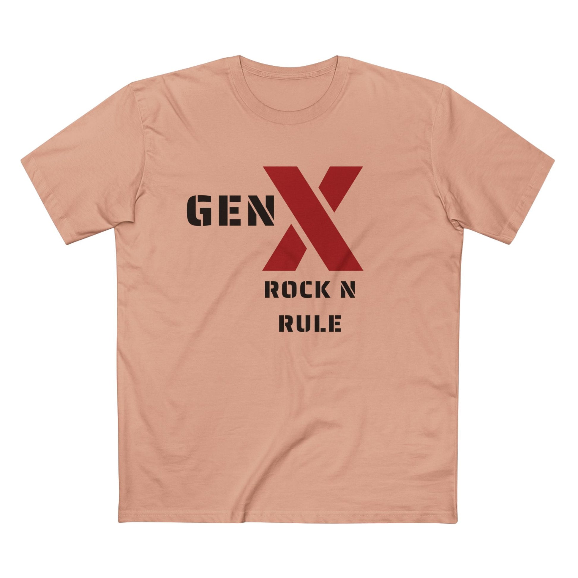 Gen X Rock n Rule Graphic Tee - Nostalgic Gen X T-Shirt, Vintage Style Tee, Gift for Generation X, Casual Wear, Retro Shirt 