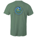 Northern Beaches Manly Australia front and back logo on AS Colour Staple Cotton Adult T-Shirt Ogo Merch