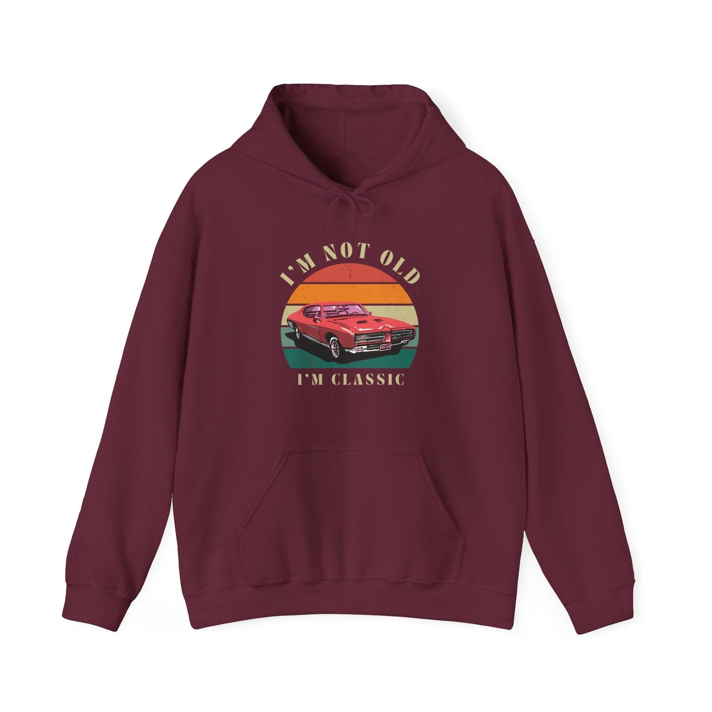 Vintage Classic Humour Logo Hoodie 