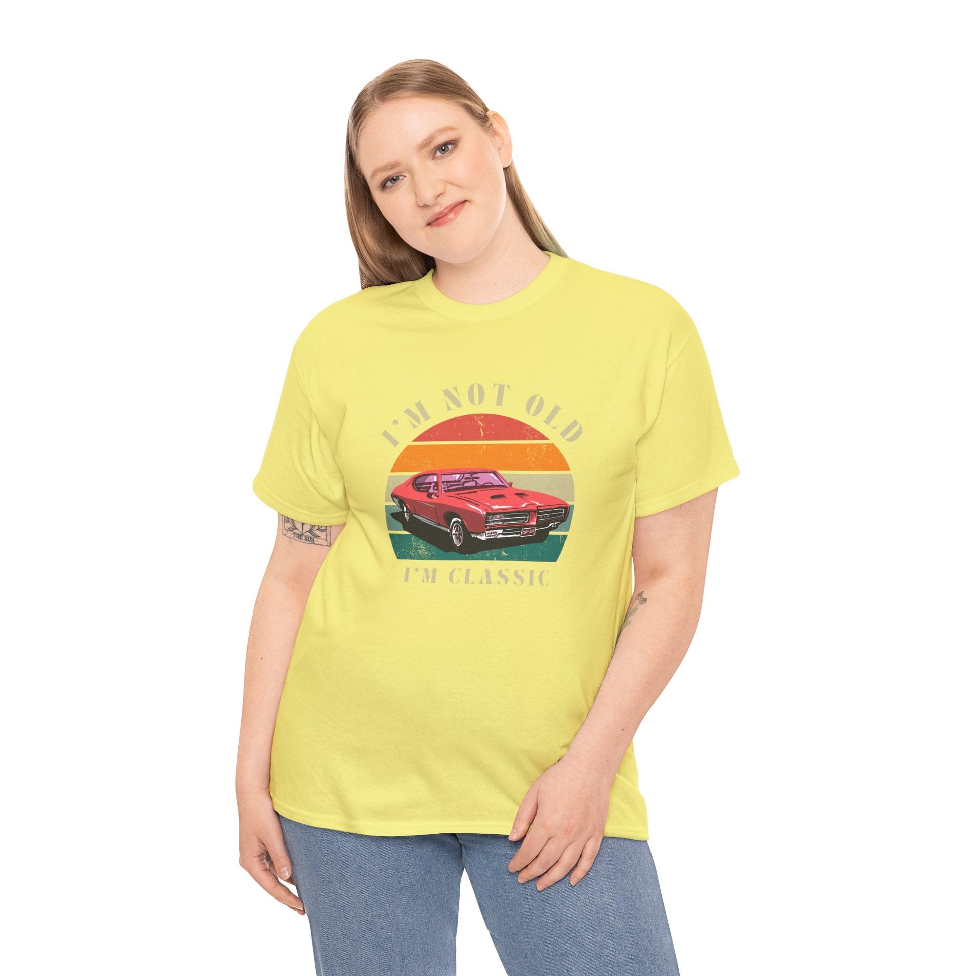 Vintage Car Lover Tee - I'm Not Old I'm Classic T-Shirt 