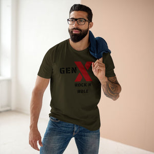 Gen X Rock n Rule Graphic Tee - Nostalgic Gen X T-Shirt, Vintage Style Tee, Gift for Generation X, Casual Wear, Retro Shirt 