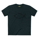 Christian Fish Acronym Adult Tee Printify