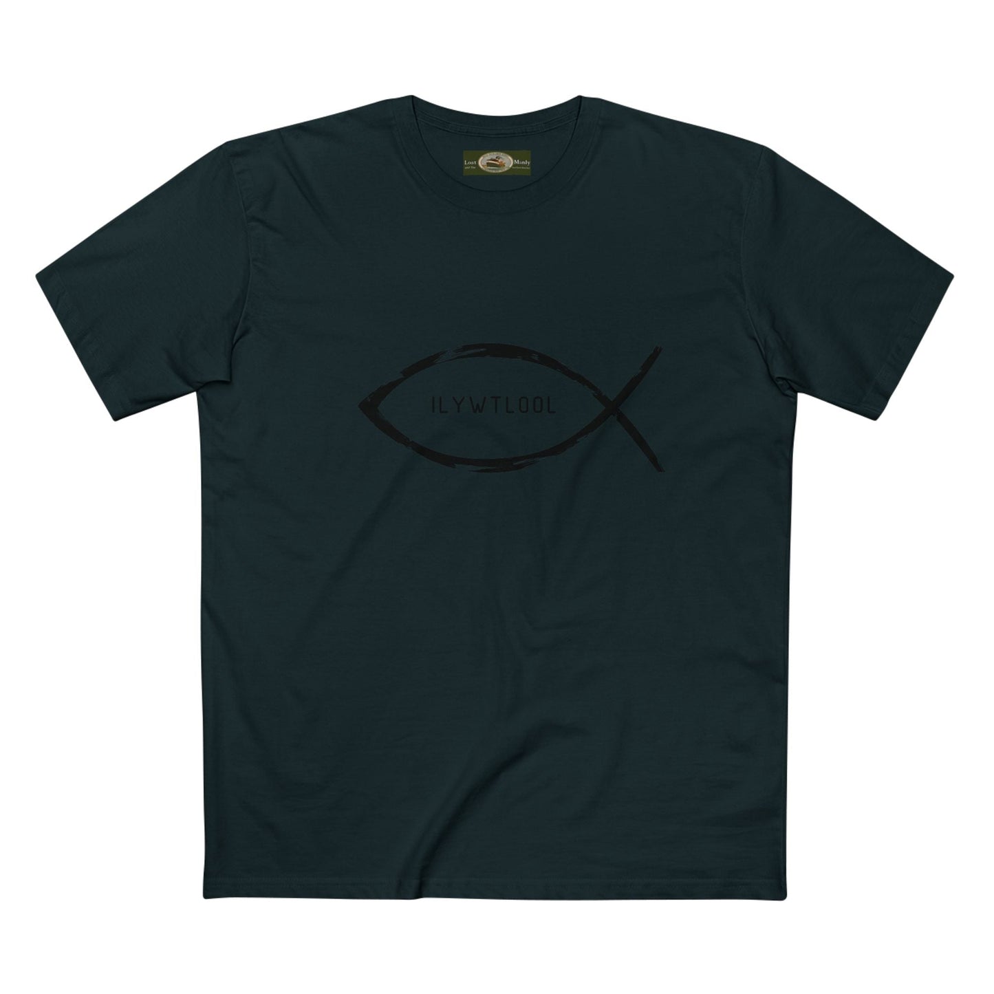 Christian Fish Acronym Adult Tee Printify