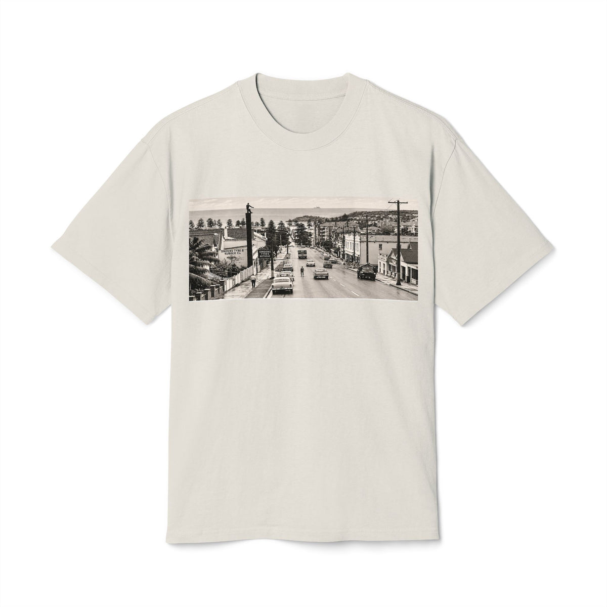 Sindens Tyre Man — Retro Manly Graphic T-Shirt
