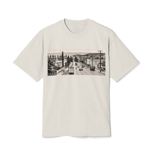 Sindens Tyre Man — Retro Manly Graphic T-Shirt - Lost Manly Shop