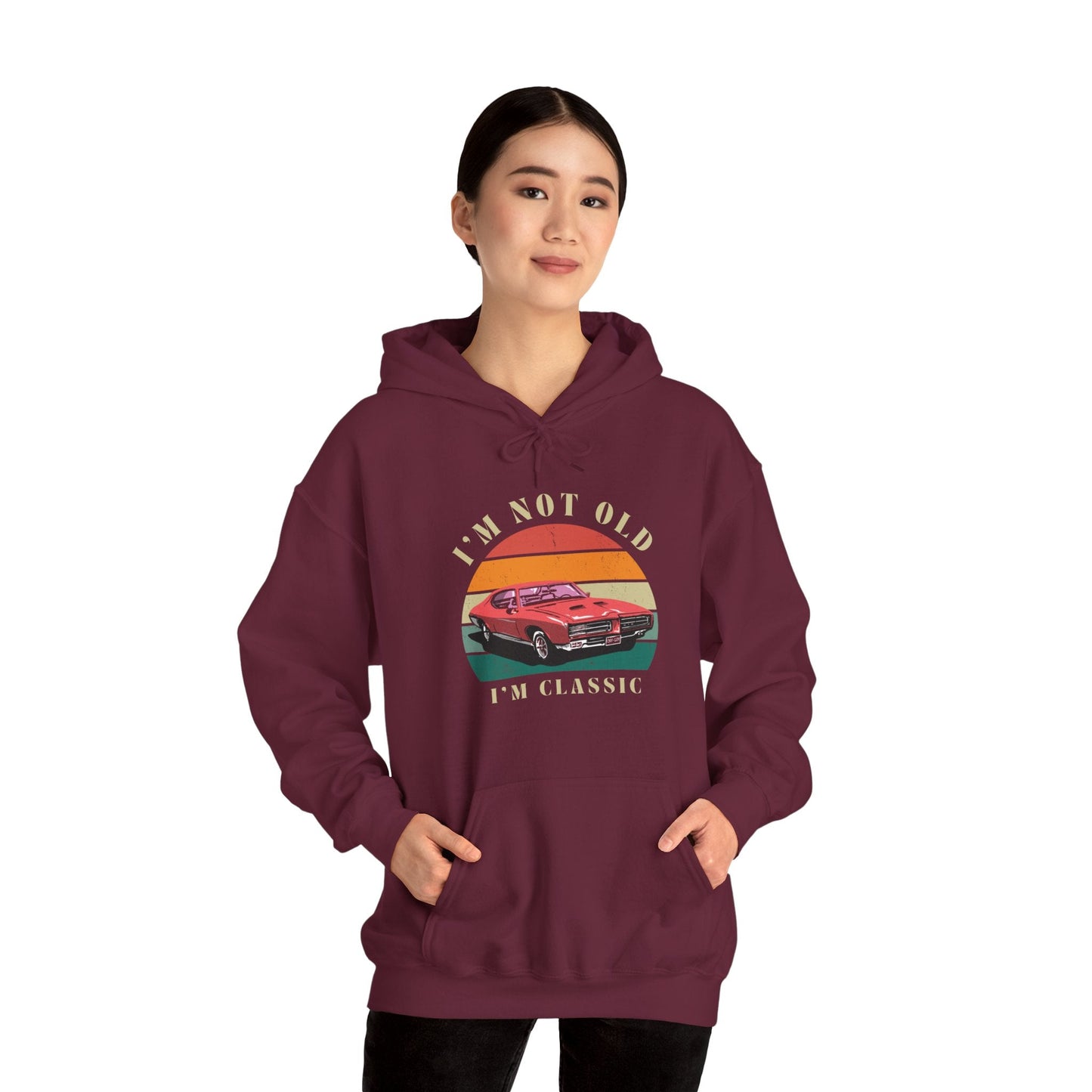 Vintage Classic Humour Logo Hoodie 