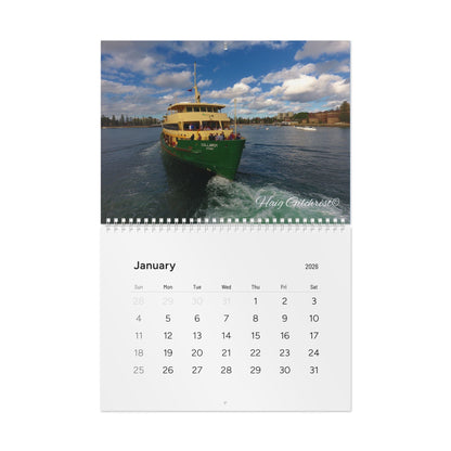 Riding the Manly Ferries Sydney Harbour 2026 Wall Calendar 