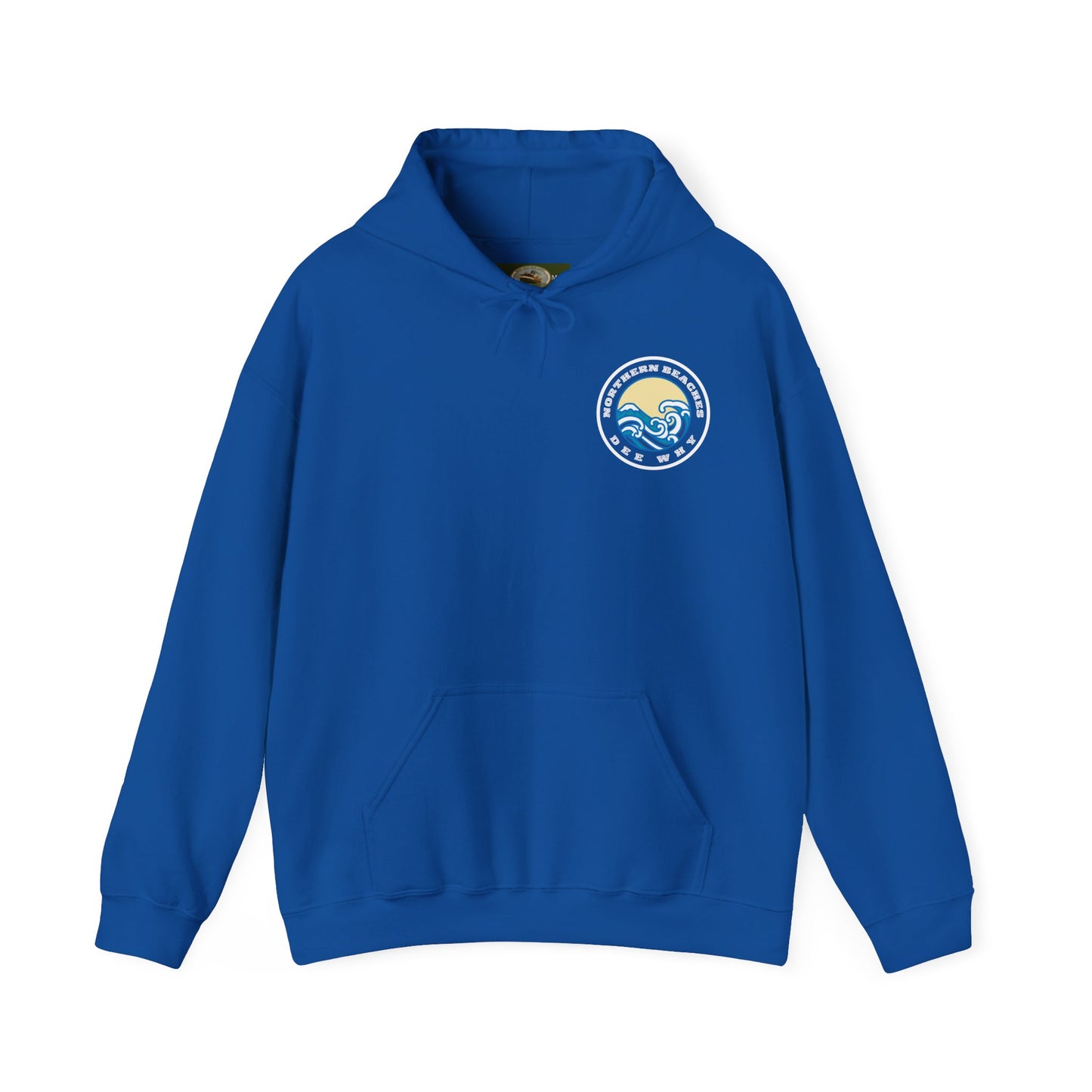 Lost Manly custom Northern Beaches Dee Why front and back logo edition Hoodie - Lost Manly Shop