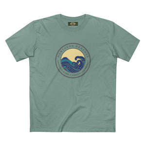 T-Shirt Northern Beaches Harbord Born n Bred n Led Astray Custom Logo Front Printify