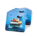 Coaster Set - 'Dee Why' Ferry Painting by Phil Belbin - Lost Manly Shop