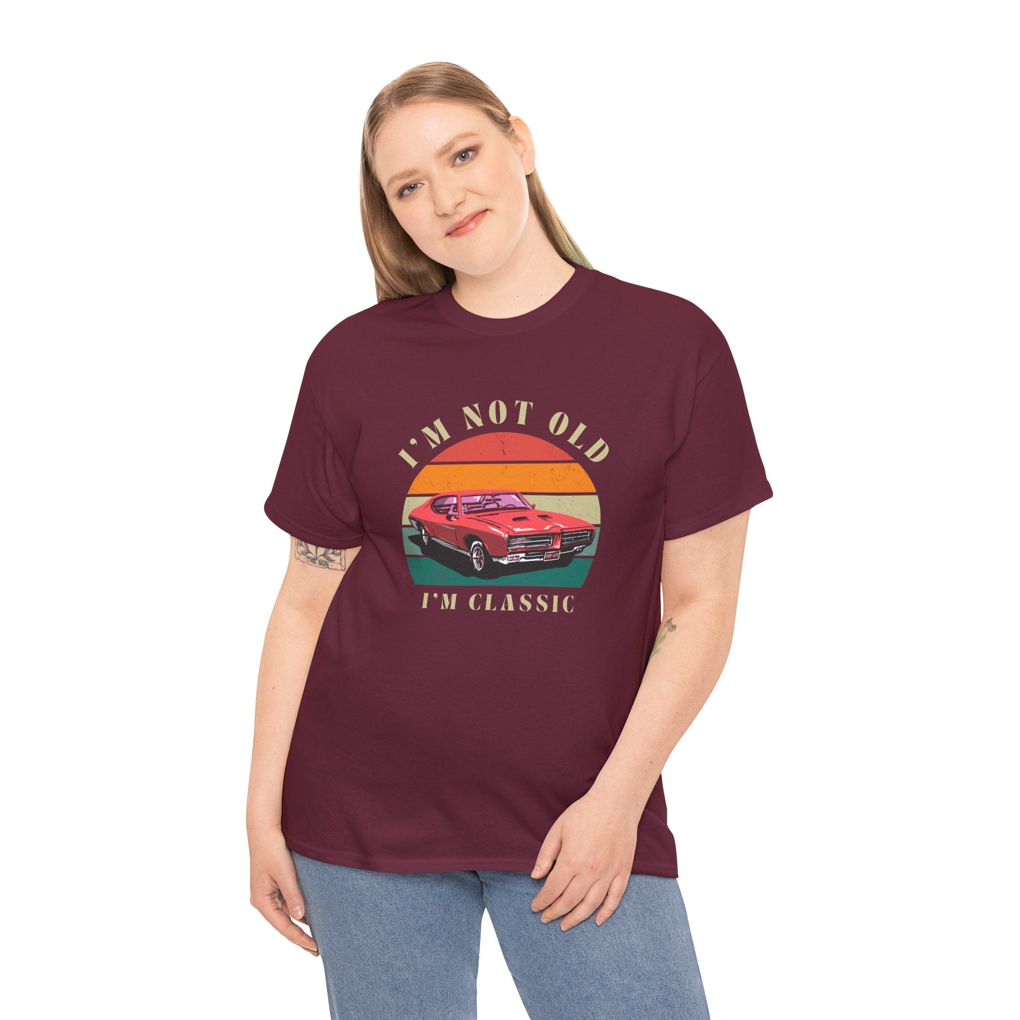 Vintage Car Lover Tee - I'm Not Old I'm Classic T-Shirt 