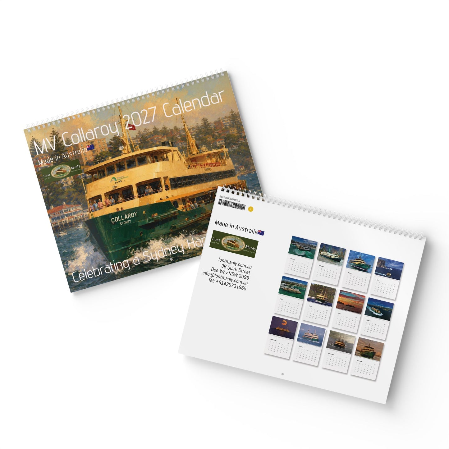MV Collaroy 2027 Wall Calendar – Celebrating a Sydney Harbour Icon