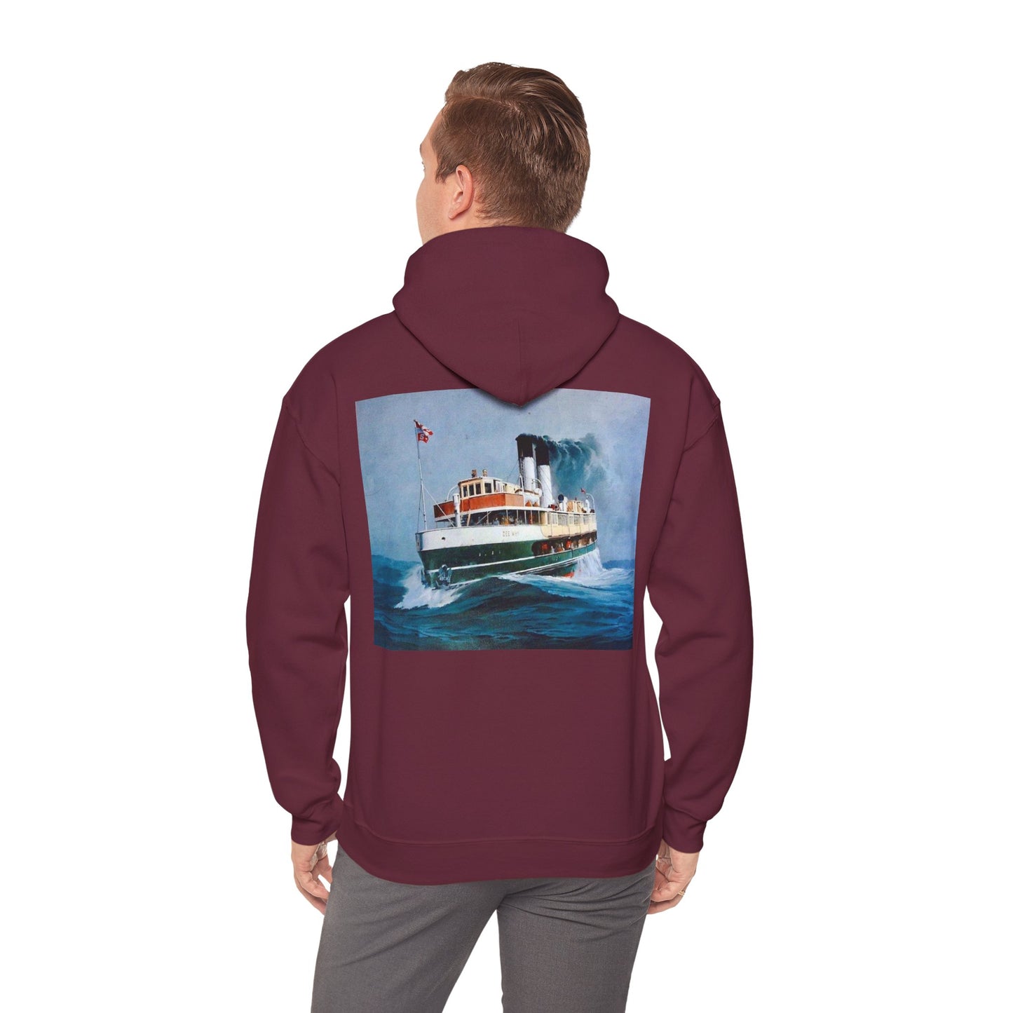 Dee Why Ferry by Phil Belbin Vintage Hoodie